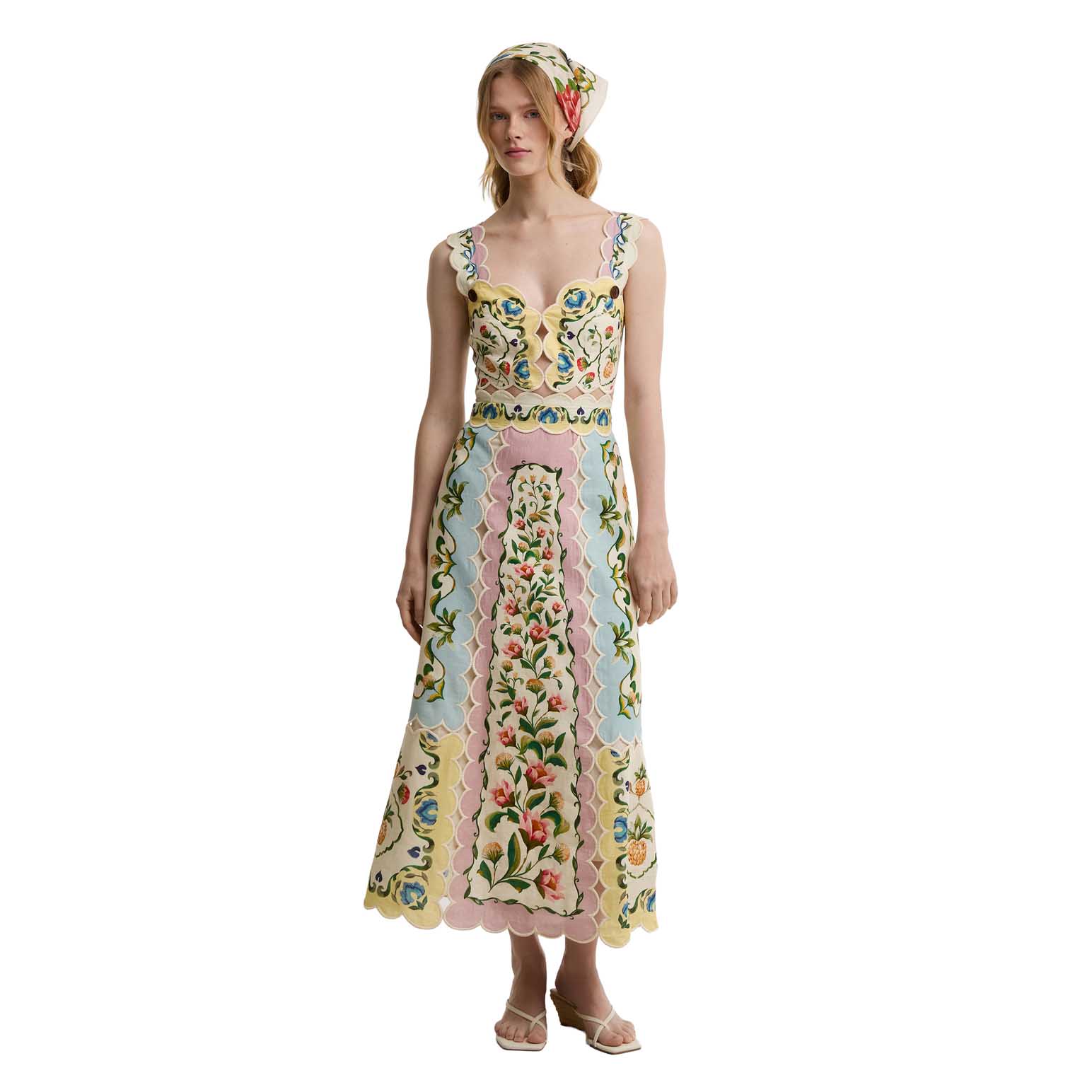 Barbour x FARM Rio Petal Dress